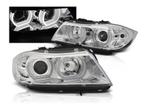 3D Angel Eyes koplamp chrome geschikt voor BMW E90 E91, Verzenden, Nieuw, BMW