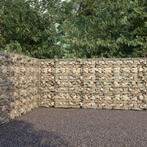 vidaXL Mur à gabion avec couvercles Acier galvanisé, Verzenden