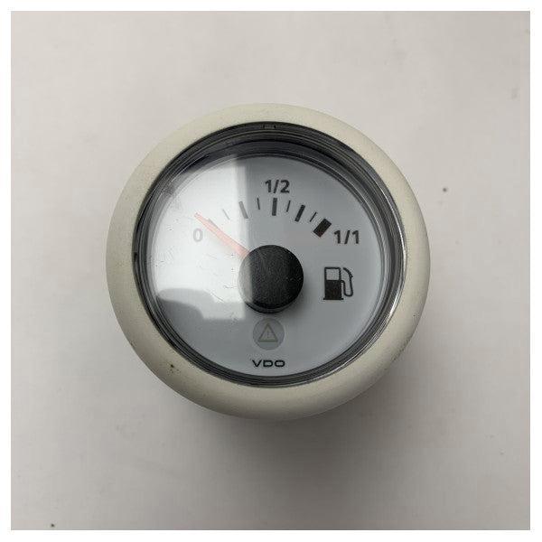 Bieden: VDO A2C53412992 12/24V fuel level indicator white, Watersport en Boten, Bootonderdelen, Ophalen of Verzenden