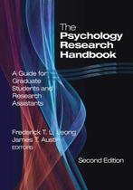 The Psychology Research Handbook 9780761930228, Boeken, Verzenden, Gelezen, Frederick Leong
