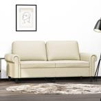 vidaXL Tweezitsbank 140 cm kunstleer crèmekleurig, Huis en Inrichting, Verzenden, Nieuw