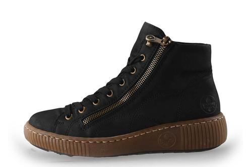Rieker Veterboots in maat 38 Zwart | 5% extra korting, Kleding | Dames, Schoenen, Zwart, Gedragen, Overige typen, Verzenden