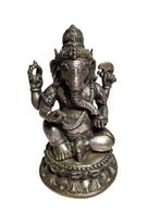 Beeld, Ganesha, Kruidenbox, Boekenstandaard - 0 cm - Brons,