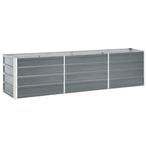 vidaXL Plantenbak verhoogd 240x40x45 cm gegalvaniseerd staal, Tuin en Terras, Verzenden, Nieuw