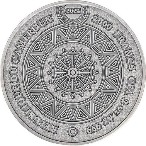 Kameroen. 2000 Francs 2024 Comanche - Tribal Spirit -, Postzegels en Munten, Munten | Europa | Niet-Euromunten