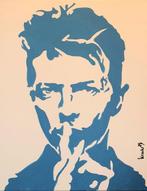 Liesens - David Bowie( pos&neg) lot van 2 schilderijen, Antiek en Kunst, Kunst | Schilderijen | Modern