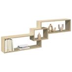 vidaXL Wandkast 158x18x53 cm bewerkt hout sonoma, Huis en Inrichting, Kasten | Wandmeubels, Verzenden, Nieuw