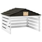 vidaXL Overkapping voor grasmaaier 78x74x54 cm vurenhout, Tuin en Terras, Grasmaaiers, Verzenden, Nieuw