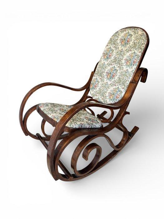 Chaise - Bois, tissu, Antiquités & Art, Curiosités & Brocante
