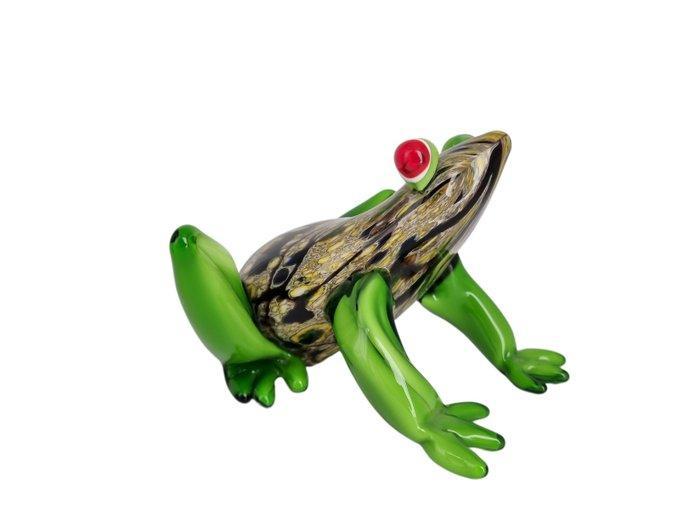 Beeldje - A cute frog - Glas, Antiquités & Art, Curiosités & Brocante