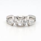 Bague - 18 carats Or blanc Diamant (Naturelle)