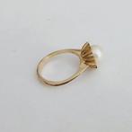 Ring - 18 karaat Geel goud Parel, Nieuw
