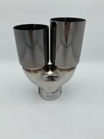 Sierstuk black pearl RVS Dubbel Rond – versprongen – 2 x 76, Ophalen of Verzenden, Nieuw