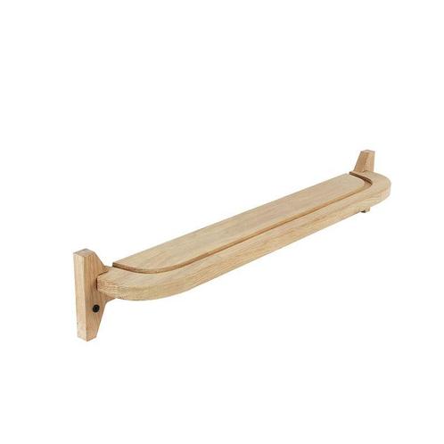 Wandplank Hout Eiken 60 cm Ongelakt, Huis en Inrichting, Woonaccessoires | Lijsten, Verzenden