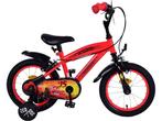 Disney Cars Kinderfiets - Jongens - 14 inch - Rood - Twee, Verzenden, Zo goed als nieuw