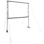 vidaXL Projectiescherm met statieven 90 inch 4:3, Audio, Tv en Foto, Verzenden, Nieuw