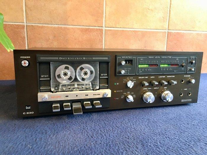 Dual - C-830 3-heads Cassetterecorder-speler, Audio, Tv en Foto, Radio's