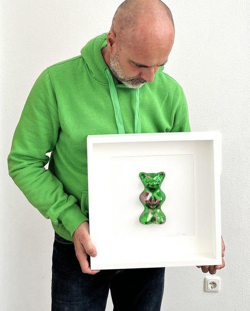 D - Uli -  HARIBO  Glimmer green, Antiek en Kunst, Kunst | Schilderijen | Modern