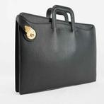 Burberrys - Vintage Burberrys Black Leather Briefcase –, Handtassen en Accessoires, Tassen | Damestassen, Nieuw