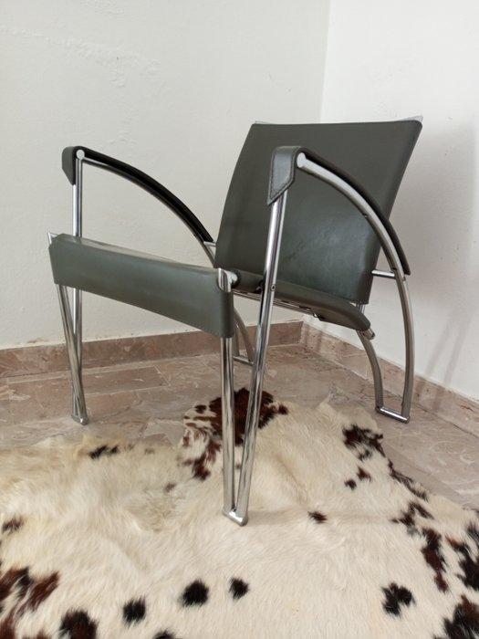 Oken - Oscar and Sergi Deves - Fauteuil - Leder, Staal, Huis en Inrichting, Overige Huis en Inrichting