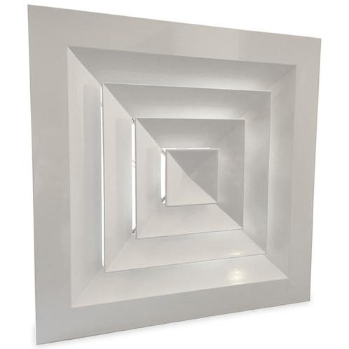 Vierkant plafondrooster met vast uitblaaspatroon 225x225mm, Doe-het-zelf en Bouw, Ventilatie en Afzuiging, Nieuw, Verzenden
