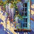 Katharina Husslein - Wonderful Wisteria, Antiek en Kunst, Kunst | Schilderijen | Modern