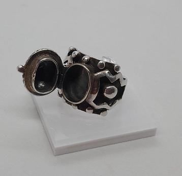 Zonder Minimumprijs - Ring met amulet Zilver