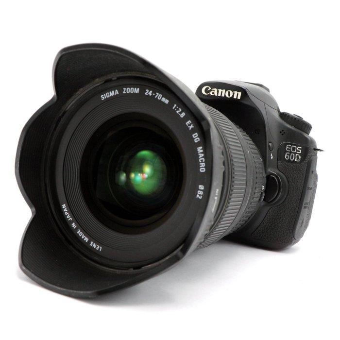 Canon EOS 60D Body met Sigma 24-70mm f/2.8 ***READ***, Audio, Tv en Foto, Fotocamera's Digitaal