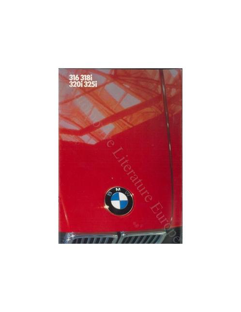 1986 BMW 3 SERIE BROCHURE NEDERLANDS, Livres, Autos | Brochures & Magazines
