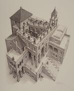 M.C. Escher (1898-1972) - Ascendant et Descendant, Antiek en Kunst