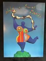 Niki de Saint Phalle - Handgesigneerde Nana van Niki de, Antiek en Kunst