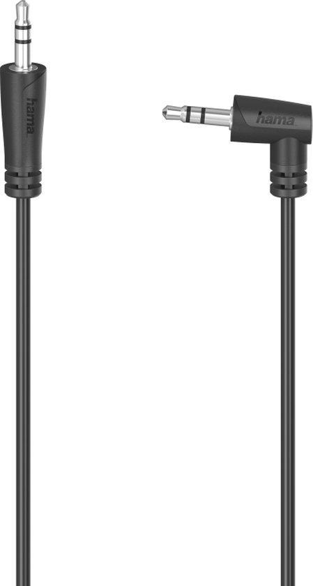 Hama Audiokabel, 3,5-mm-jack-st. 90°- 3,5-mm-jack-st., st.., Computers en Software, Pc- en Netwerkkabels, Nieuw, Verzenden
