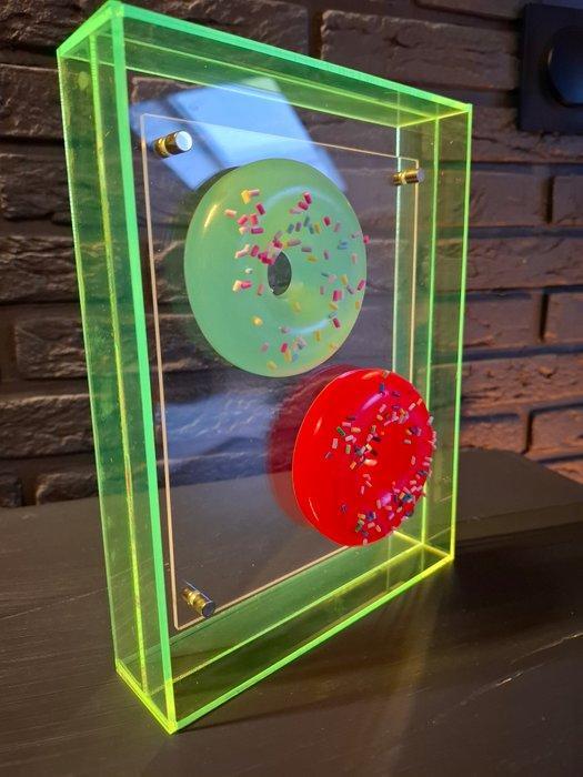 ELEMENTAL - Neon Donuts, Antiek en Kunst, Kunst | Designobjecten