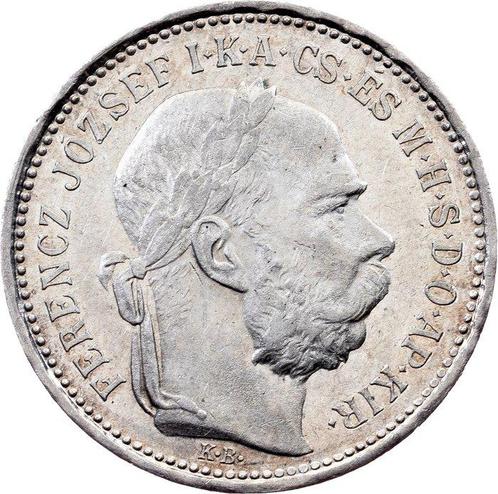 Hongrie. François-Joseph Ier. 1 Corona 1893 - Kremnica, Postzegels en Munten, Munten | Europa | Niet-Euromunten