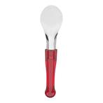 IJsschep/Spatel | RVS | Kunststof | Rood | Handvat | 250mm, Verzenden, Nieuw in verpakking