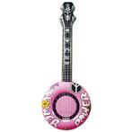 Hippie 60S Nep Banjo Roze Opblaasbaar 1m, Verzenden, Nieuw