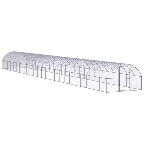 vidaXL Poulailler dextÃ©rieur 3x24x2 m Acier galvanisÃ©, Animaux & Accessoires, Rongeurs & Lapins | Cages & Clapiers, Neuf, Envoi