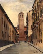 Fermín Santos Alcalde (1909-1997) - Vieux Madrid: La tour