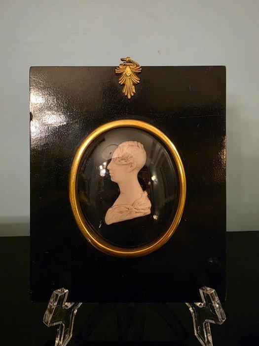 Miniatuur beeldje - Rilievo Miniature - Marmer, Antiek en Kunst, Antiek | Overige Antiek