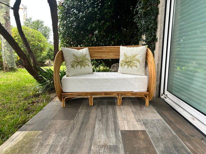 decoviet - Tuinstoel - rattan, Antiek en Kunst, Curiosa en Brocante