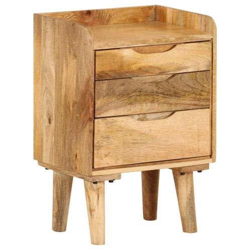 vidaXL Nachtkastje 40x30x59,5 cm massief mangohout, Huis en Inrichting, Slaapkamer | Nachtkastjes, Nieuw, Verzenden