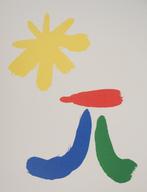 Joan Miro (1893-1983) - Personnage surréaliste et soleil