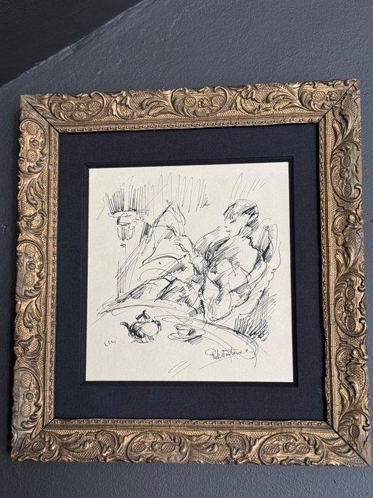 Rik Wouters (1882-1916 - Vrouw in interieur, Antiquités & Art, Art | Peinture | Classique