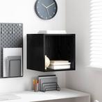 vidaXL Wandkast met plank Zwart eiken 37 x 37 x 37 cm, Huis en Inrichting, Kasten | Wandmeubels, Verzenden, Nieuw