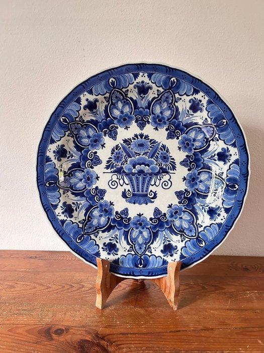 De Porceleyne Fles, Delft - Schotel - Aardewerk - Decor, Antiek en Kunst, Antiek | Glaswerk en Kristal