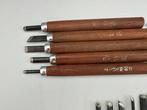 Snijwerk, Japanese carving knives, multiple items for sale