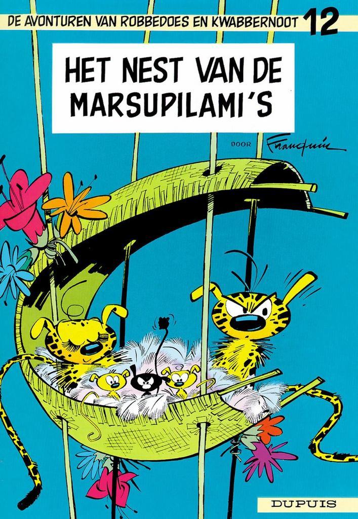 Het nest van de Marsupilamis / Robbedoes en Kwabbernoot /, Boeken, Stripverhalen, Gelezen, Verzenden