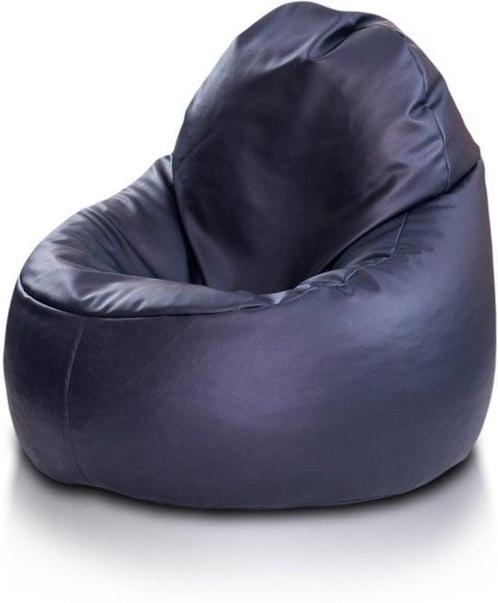 Zitzak fauteuil marine blauw - zitkussen relaxkussen - ge..., Maison & Meubles, Sièges-poires, Enlèvement ou Envoi