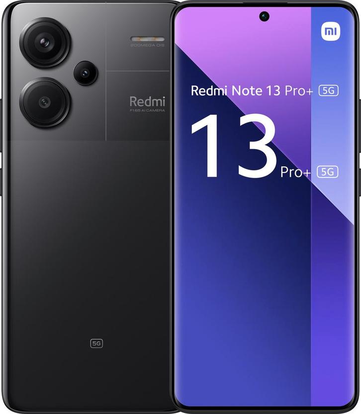 Xiaomi Redmi Note 13 Pro+ 5G Midnight Black Mobiele, Telecommunicatie, Mobiele telefoons | Overige merken, Verzenden