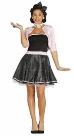 Grease Kostuum Roze 50s Dames, Kleding | Dames, Verzenden, Nieuw